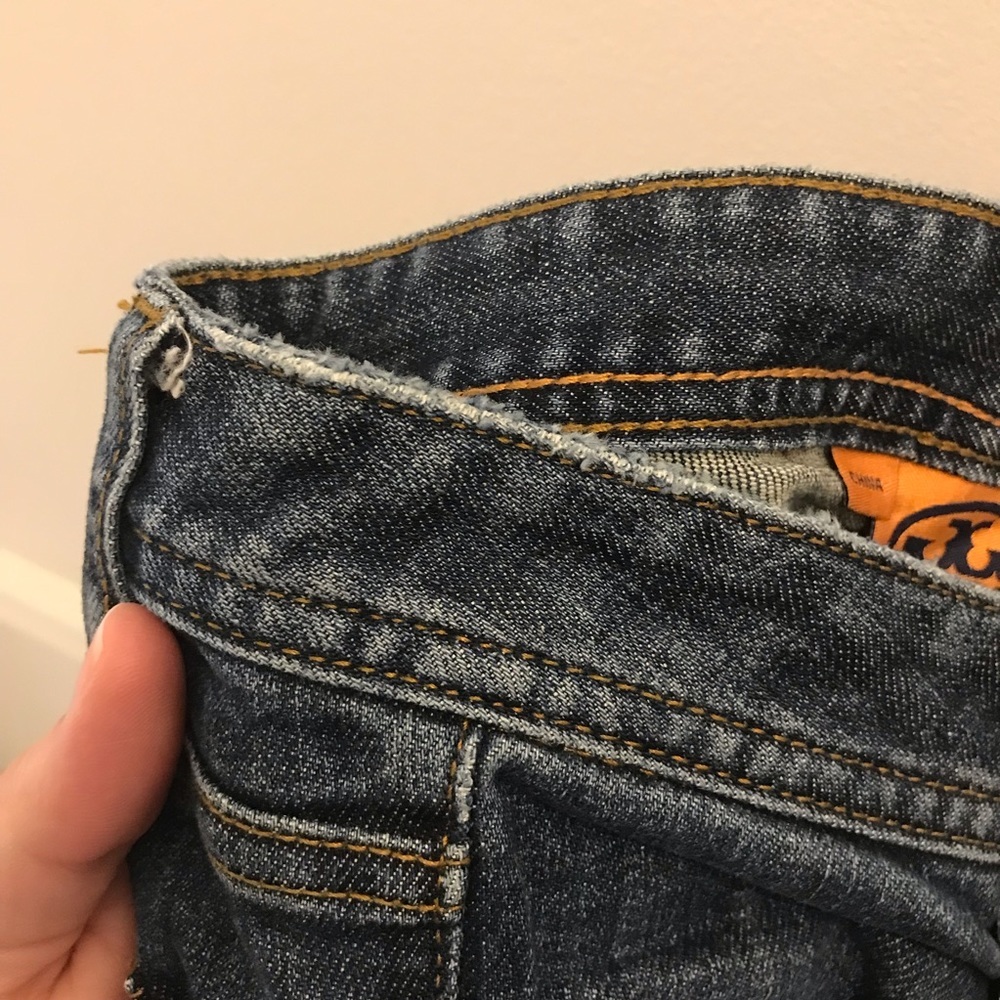 Tory Burch Studded Skinny Jeans 27 blue gold - Picture 9 of 11